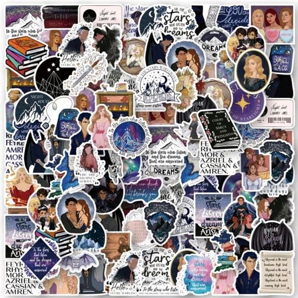 ACOTAR A Court of Thrones Velaris Stickers - Picture 2 of 5